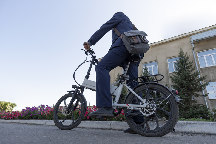 riding e-bikes